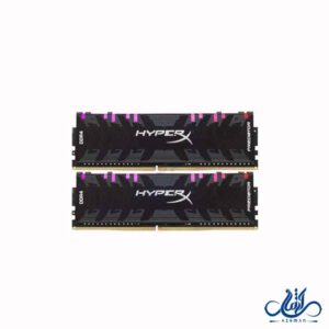 رم دسکتاپ کینگستون HyperX Predator RGB DDR4 32GB 3200MHz CL16 Dual
