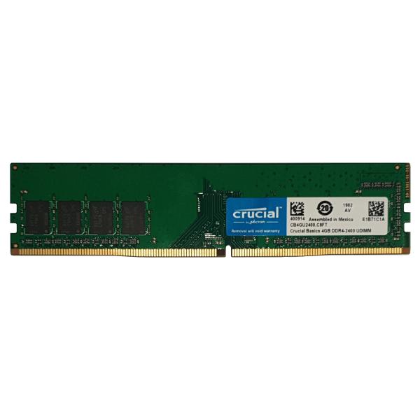 رم کامپیوتر کروشیال 4GB DDR4 2400MHz
