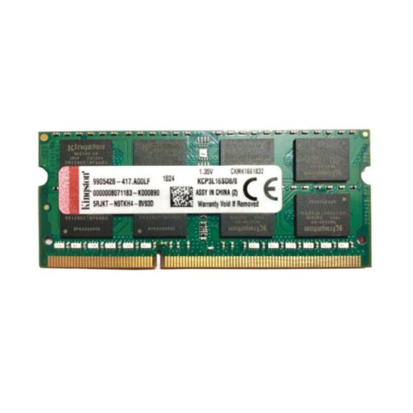 رم لپ تاپ کینگستون Notebook Ram 8GB PC3L-12800