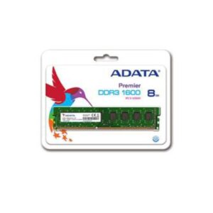 رم کامپیوتر ای دیتا Premier PC3-12800 8GB DDR3 1600MHz 240Pin U-DIMM