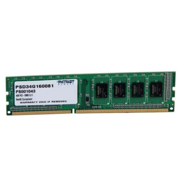 رم کامپیوتر پتریوت 4GB DDR3 1600 PSD34G160081