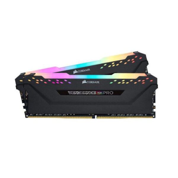 رم کامپیوتر کورسیر VENGEANCE RGB PRO Black DDR4 64GB 3200MHz CL16 Dual