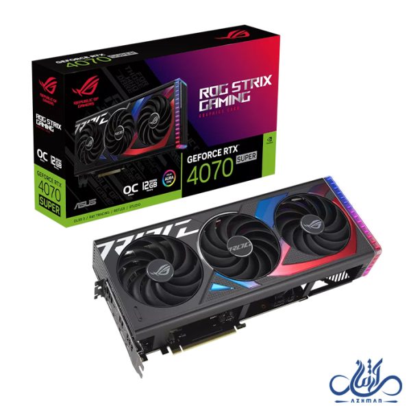 کارت گرافیک ایسوس مدل ROG Strix GeForce RTX 4070 SUPER 12GB GDDR6X OC Edition