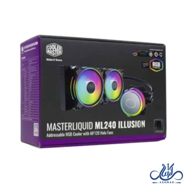 خنک کننده آبی کولر مستر مدل MASTERLIQUID ML240 ILLUSION