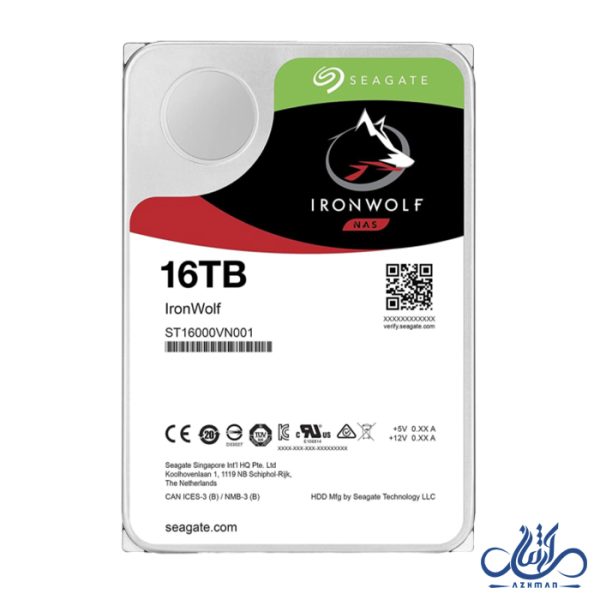 هارد سیگیت مدل IronWolf PRO 16TB NAS