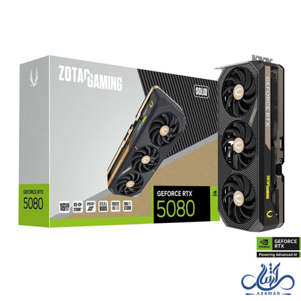 کارت گرافیک زوتک مدل Zotac RTX 5080 Solid 16GB