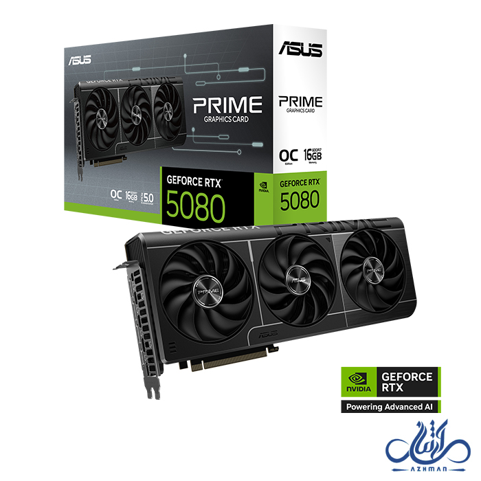 کارت گرافیک ایسوس مدل ASUS PRIME GeForce RTX™ 5080 16GB