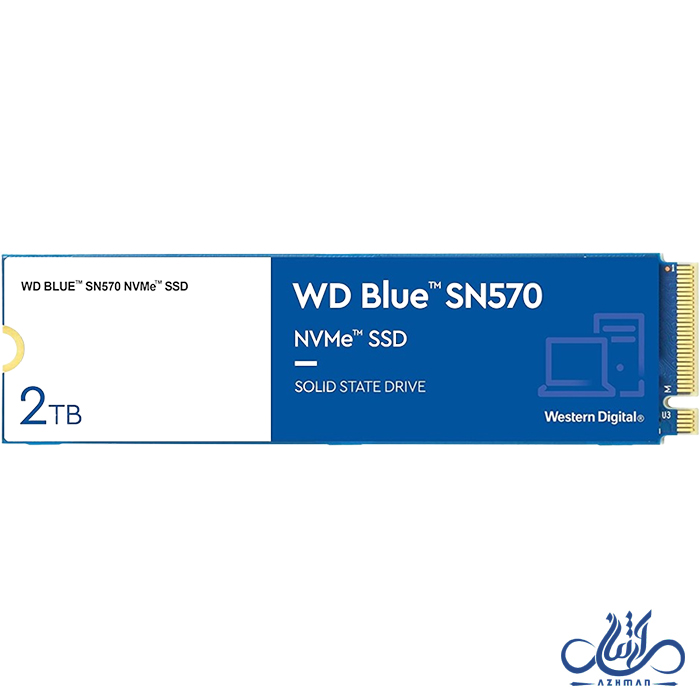 حافظه اس اس دی وسترن دیجیتال مدل WD BLUE 2TB SN570 NVMe PCle