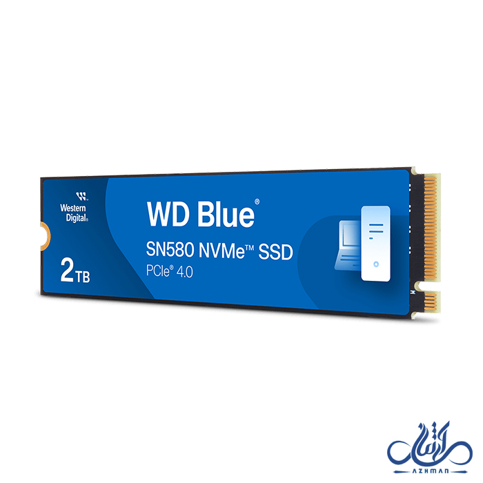 حافظه اس اس دی وسترن دیجیتال مدل WD BLUE 2TB SN580 NVMe PCle Gen4