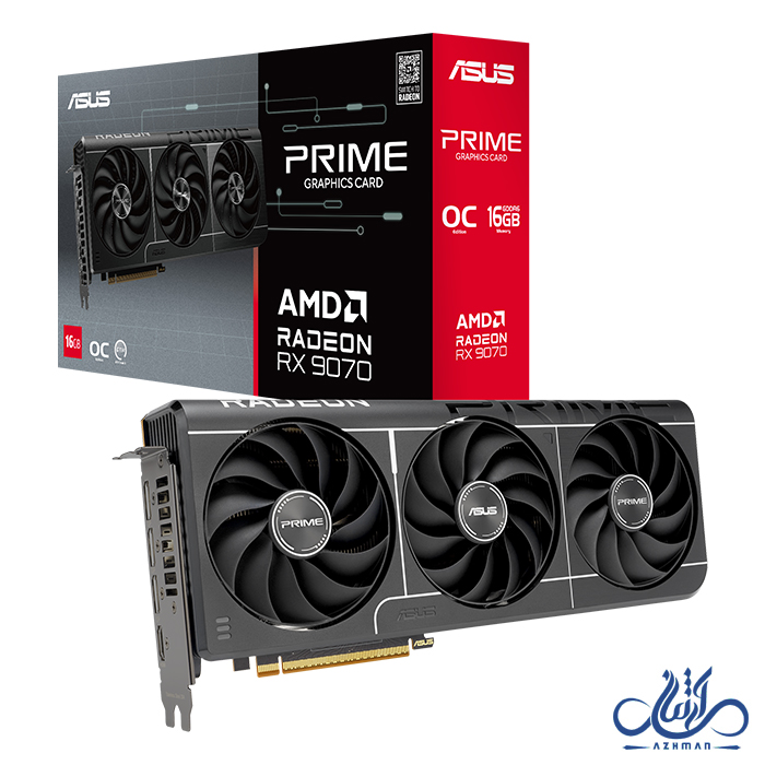 کارت گرافیک ایسوس مدل VGA ASUS RX 9070 PRIME OC 16G DDR6